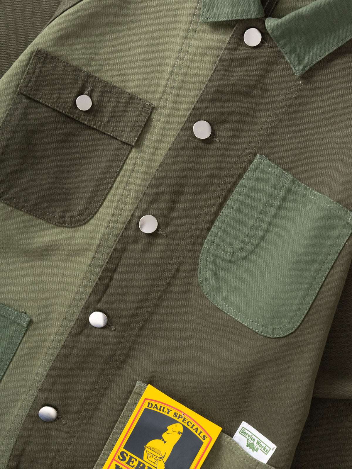 Service Works Service Patchwork Coverall 2.0 in Farbe green