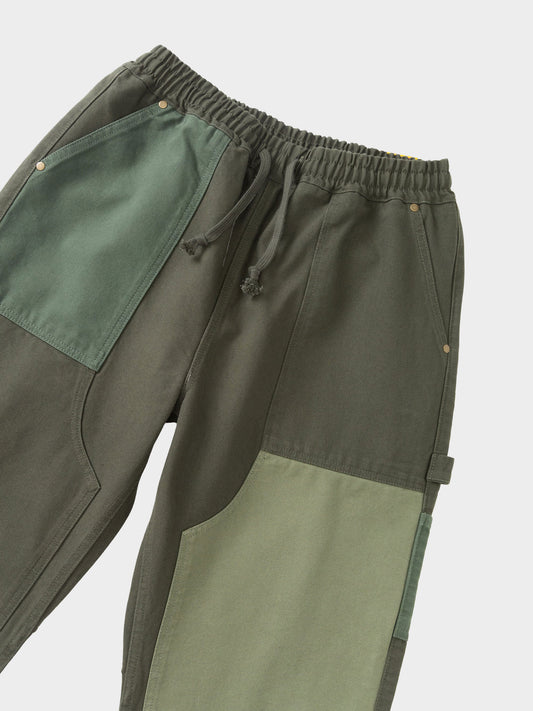 Patchwork Utility Chef Pants