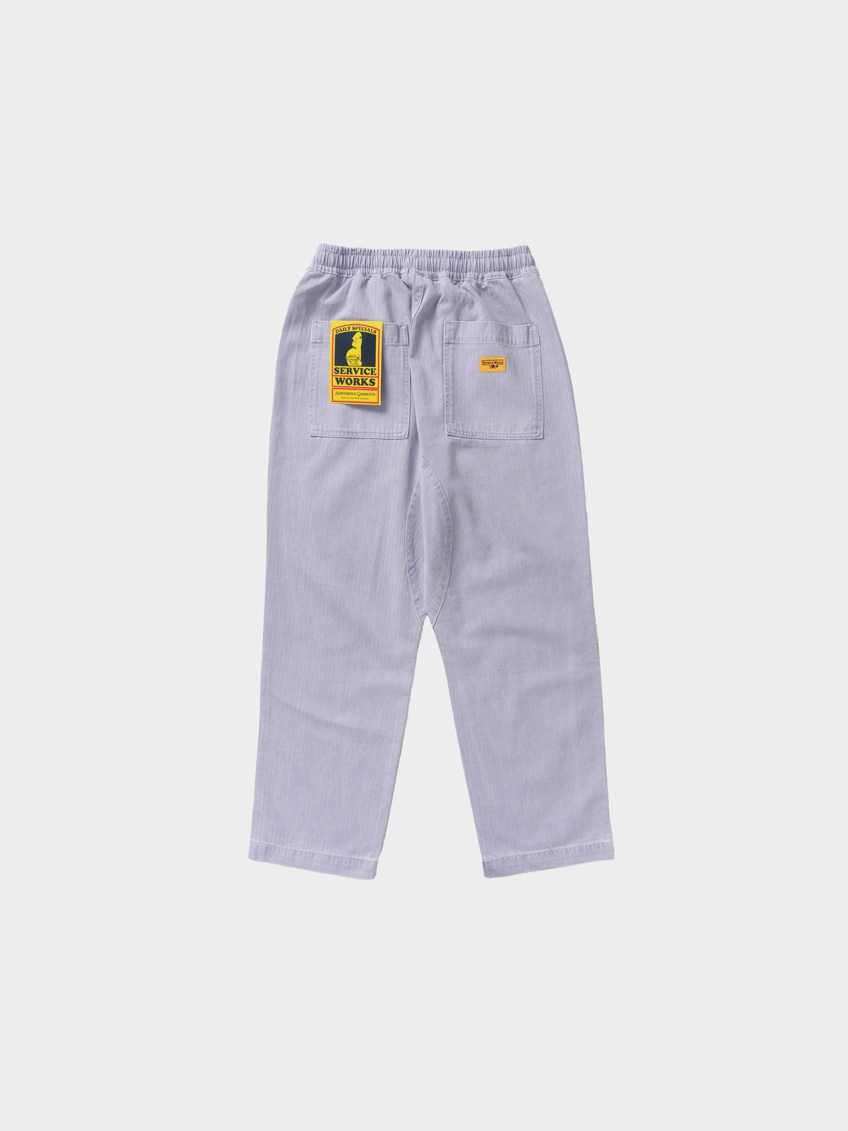 Service Works Pigment Herringbone Chef Pants in Farbe lavender