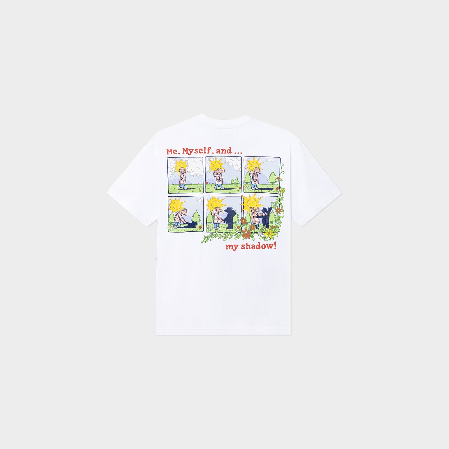 Market Shadow Work T-Shirt in Farbe white