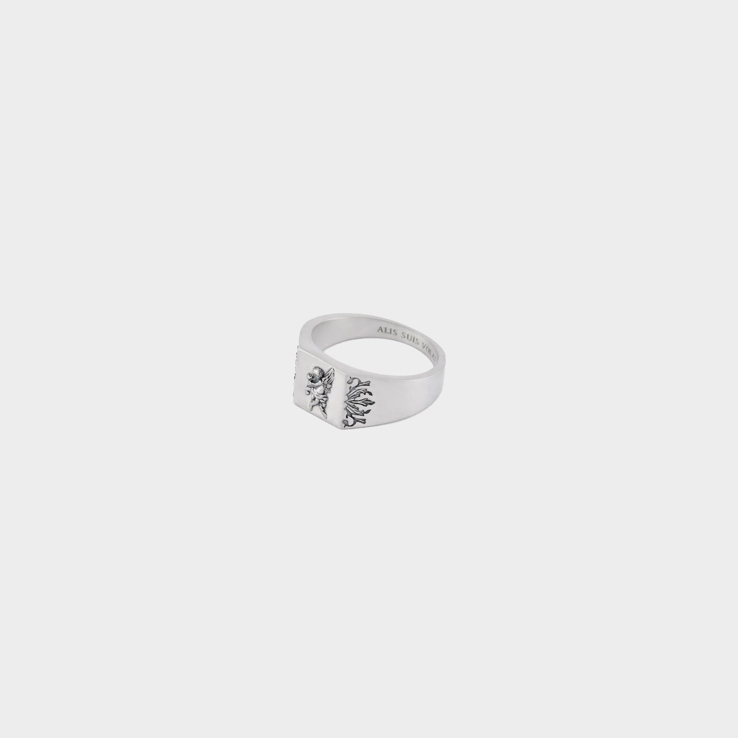 Serge Denimes Silver Cherub Ring in Farbe silver