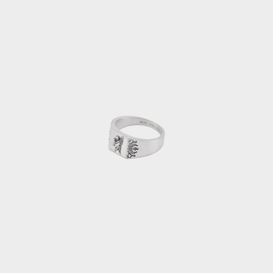 Silver Cherub Ring