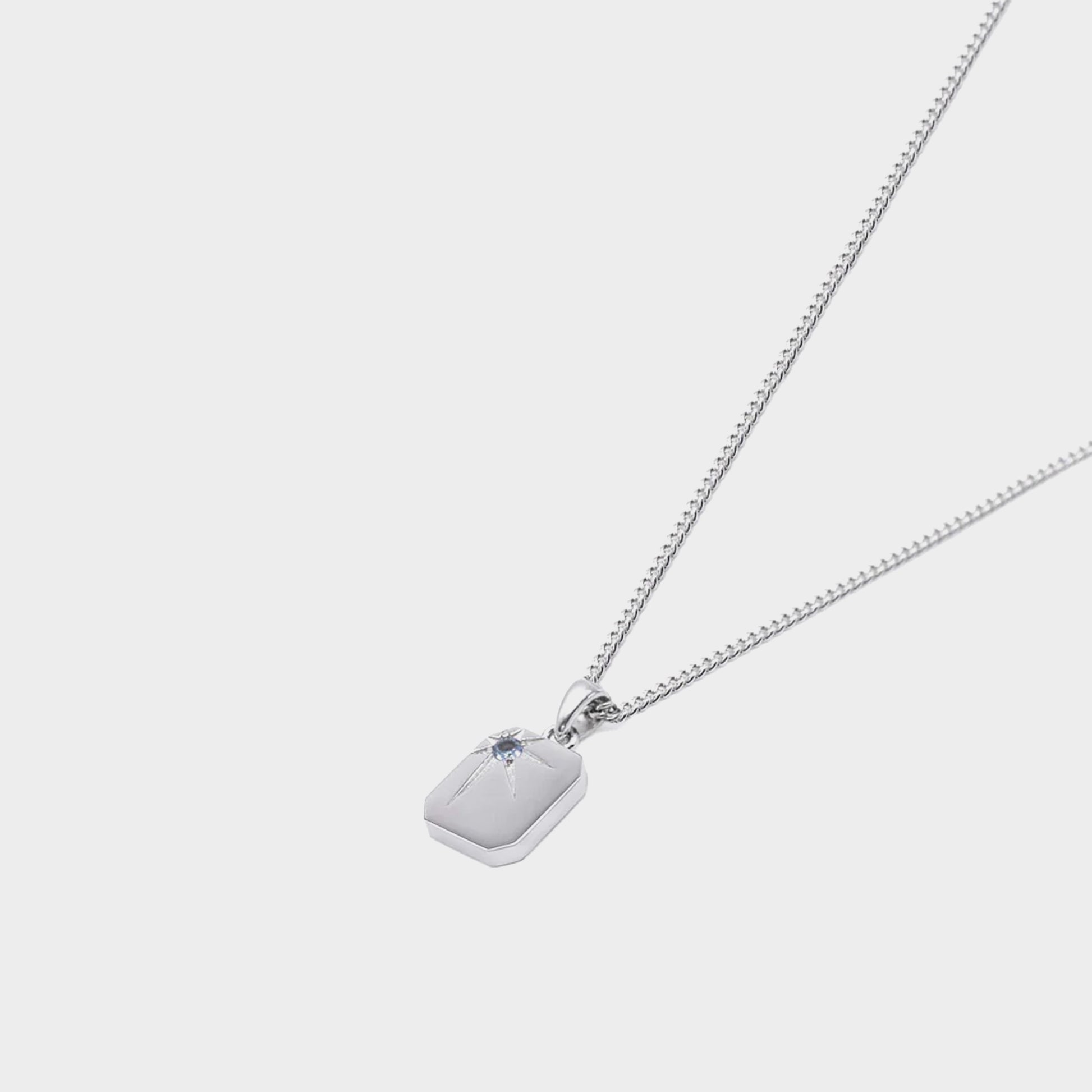 Serge Denimes Silver Guardian Necklace in Farbe silver
