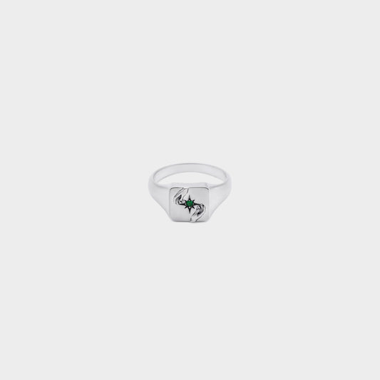 Silver Oracle Ring