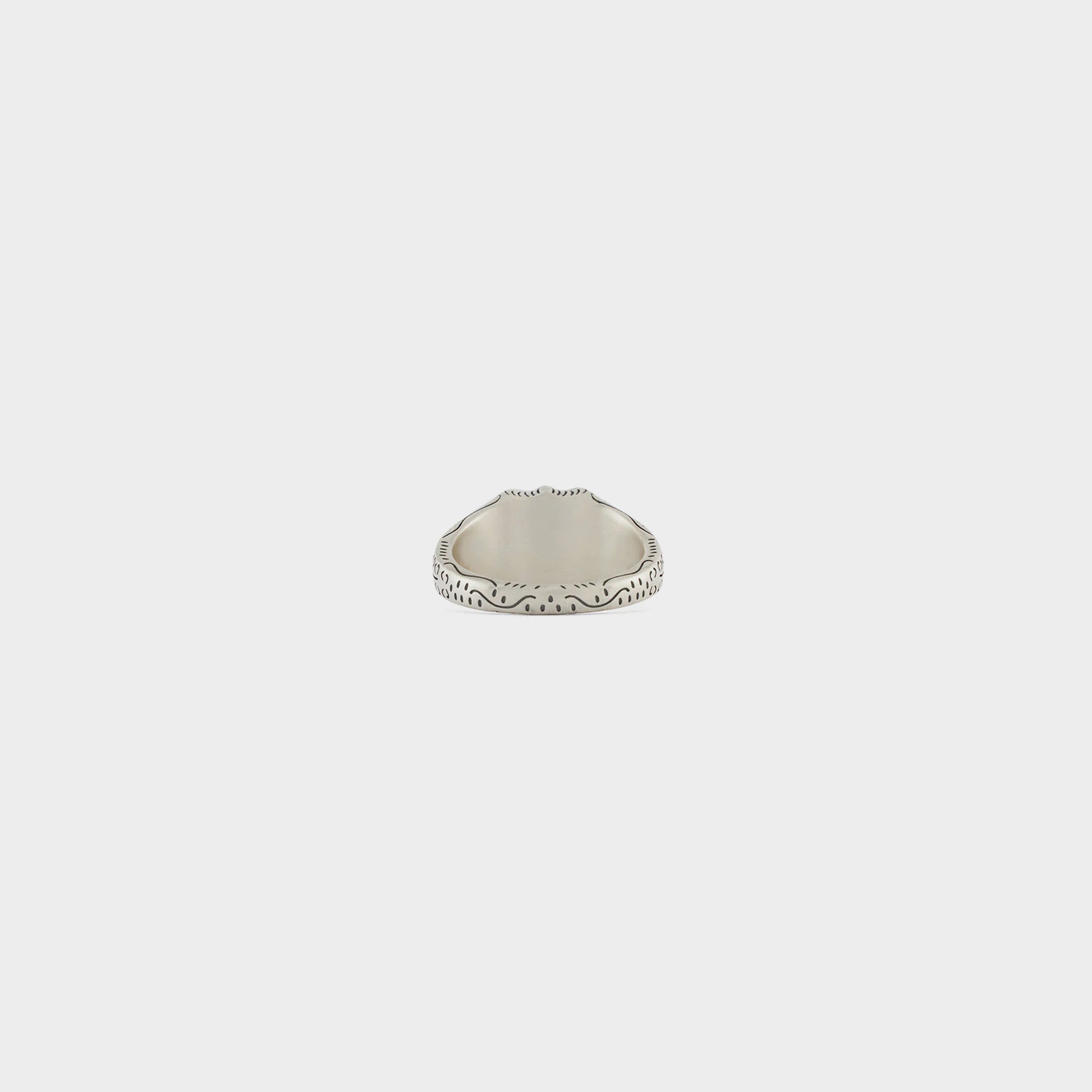 Serge DeNimes Silver Shield Ring in Farbe silver