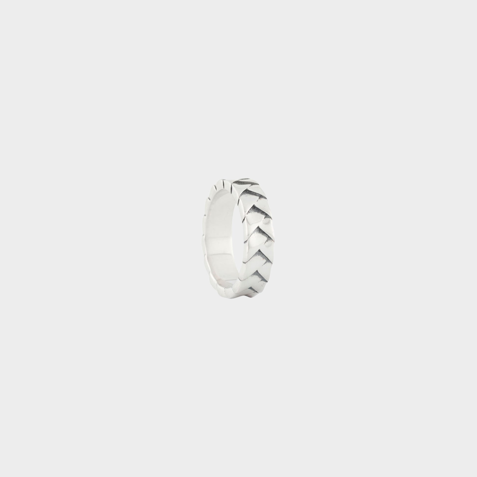 Serge DeNimes Silver Woven Ring in silver