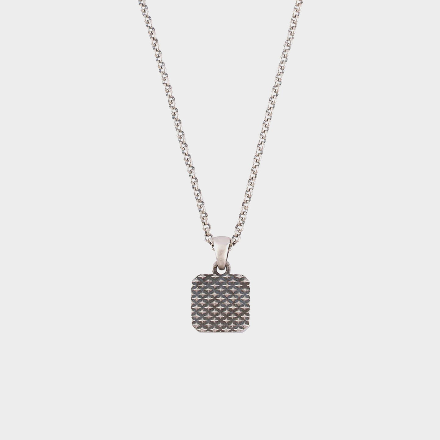 Serge Denimes Silver Onyx Armour Necklace in Farbe silver