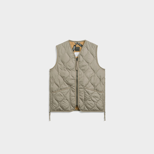 Taion Military V-Neck Vest in Farbe Mocha