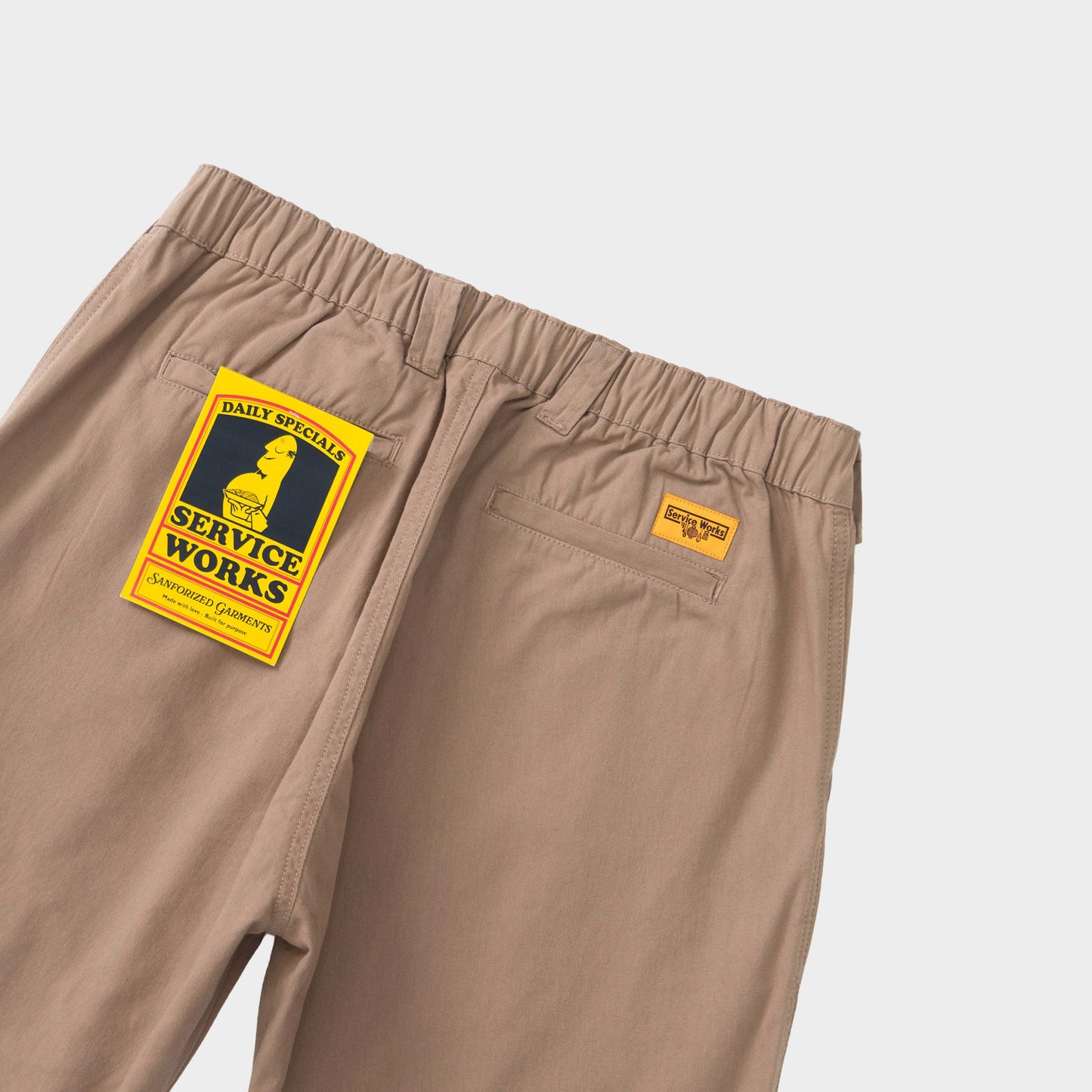 Service Works Twill Waiter Pants in Farbe mushroom