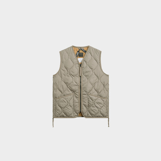 Unisex Military Zip V-Neck Down Vest
