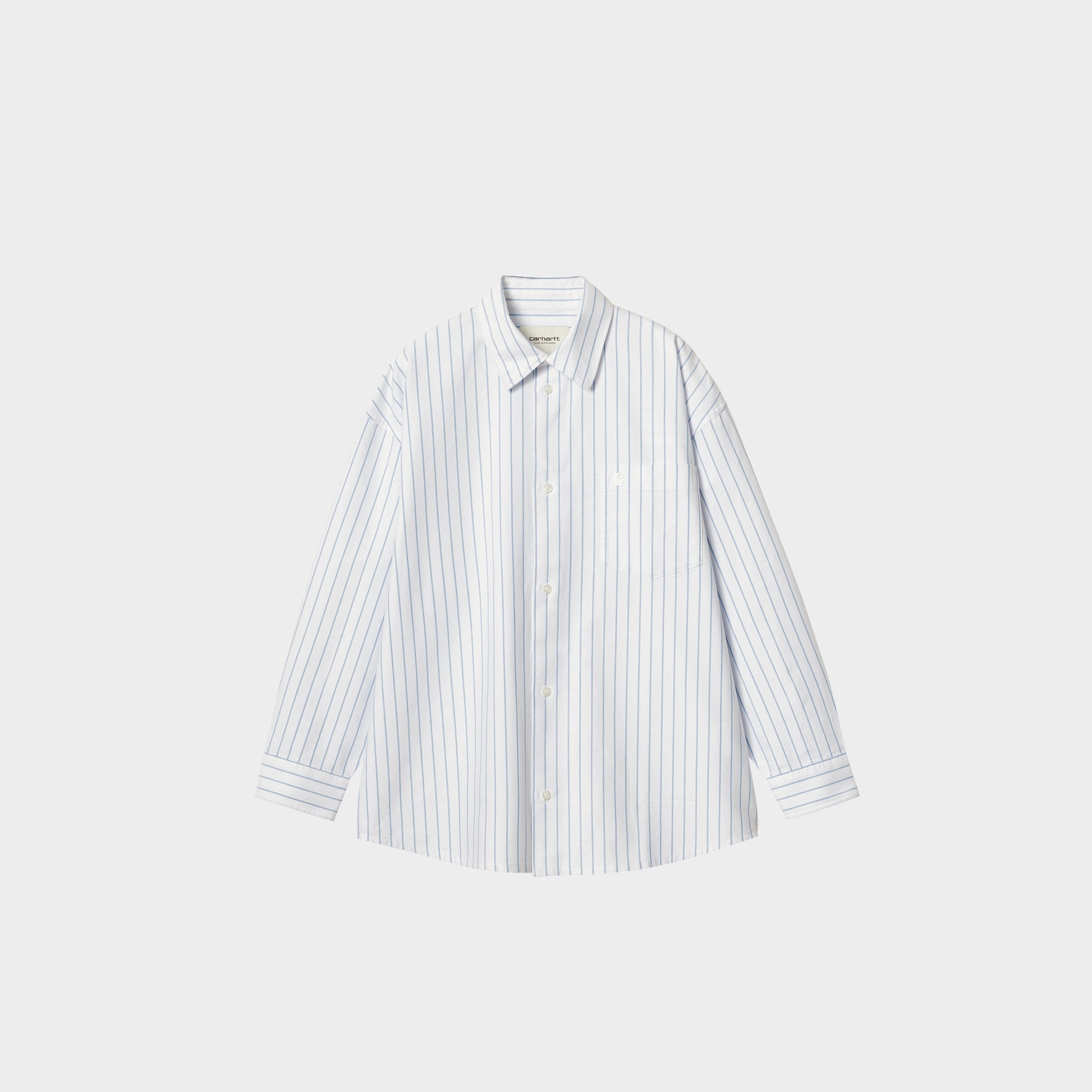 Carhartt WIP W' LS Dowlen Shirt in Farbe white