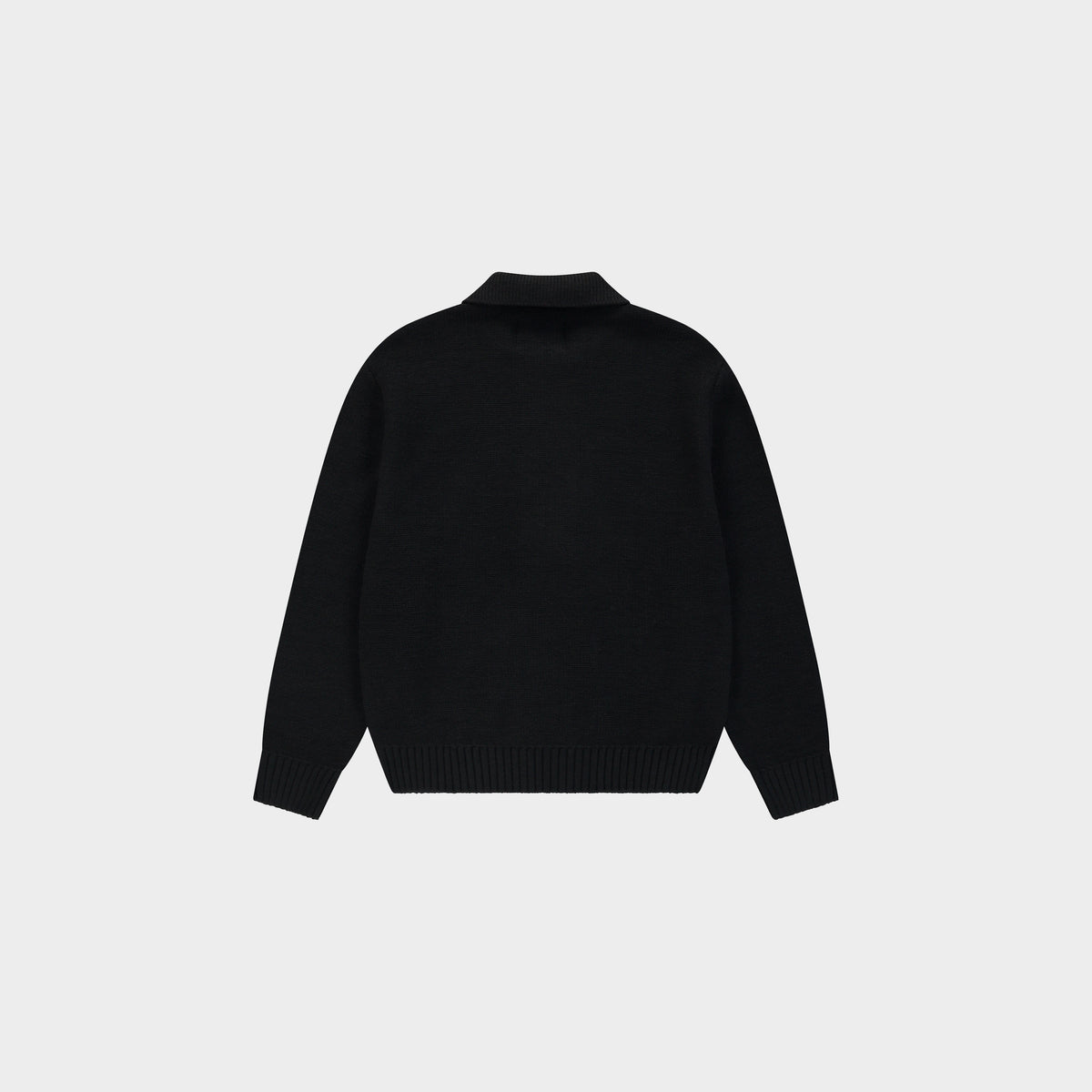 Arte Antwerp Stencil Zip Cardigan in Farbe black