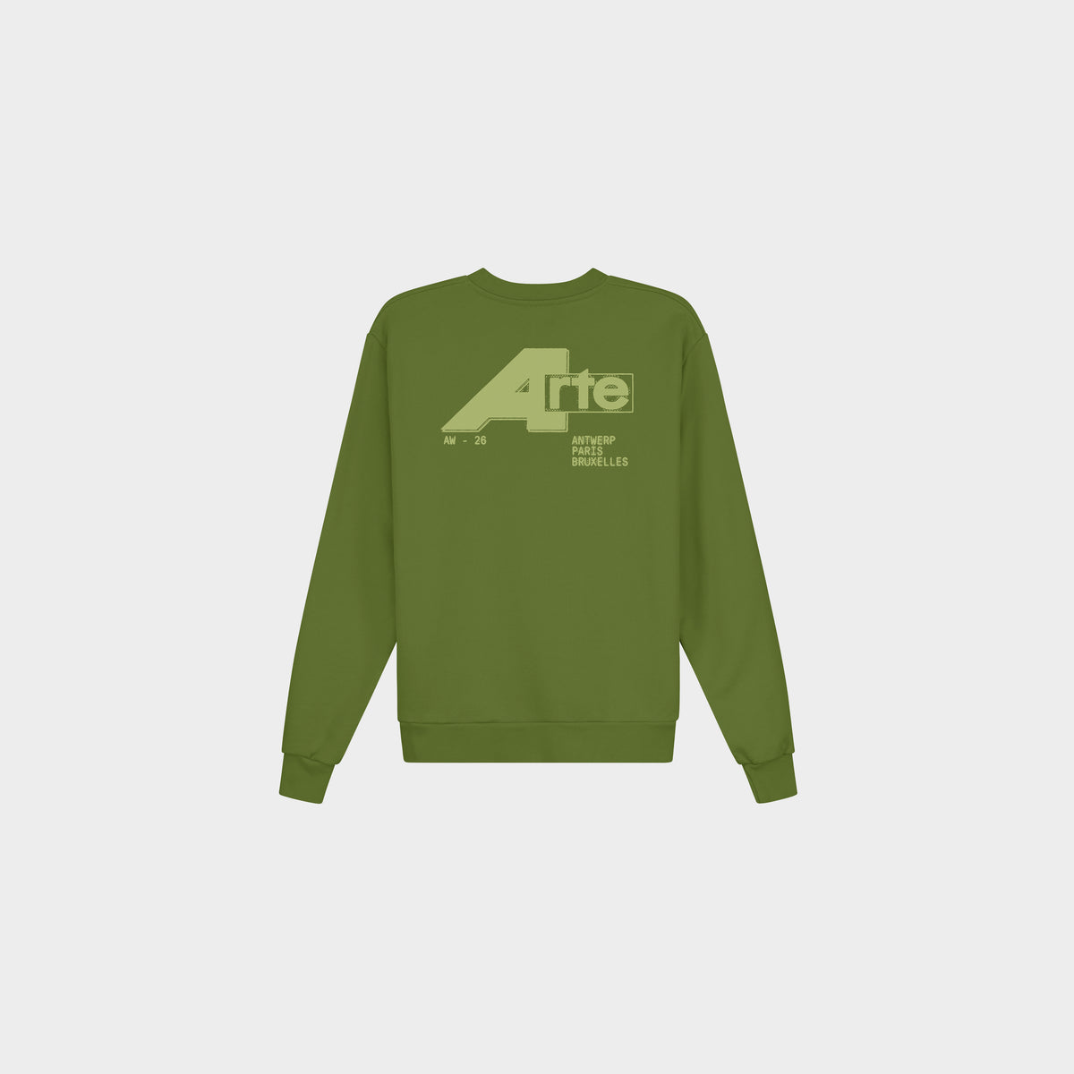 Arte Antwerp City Crewneck in Farbe green