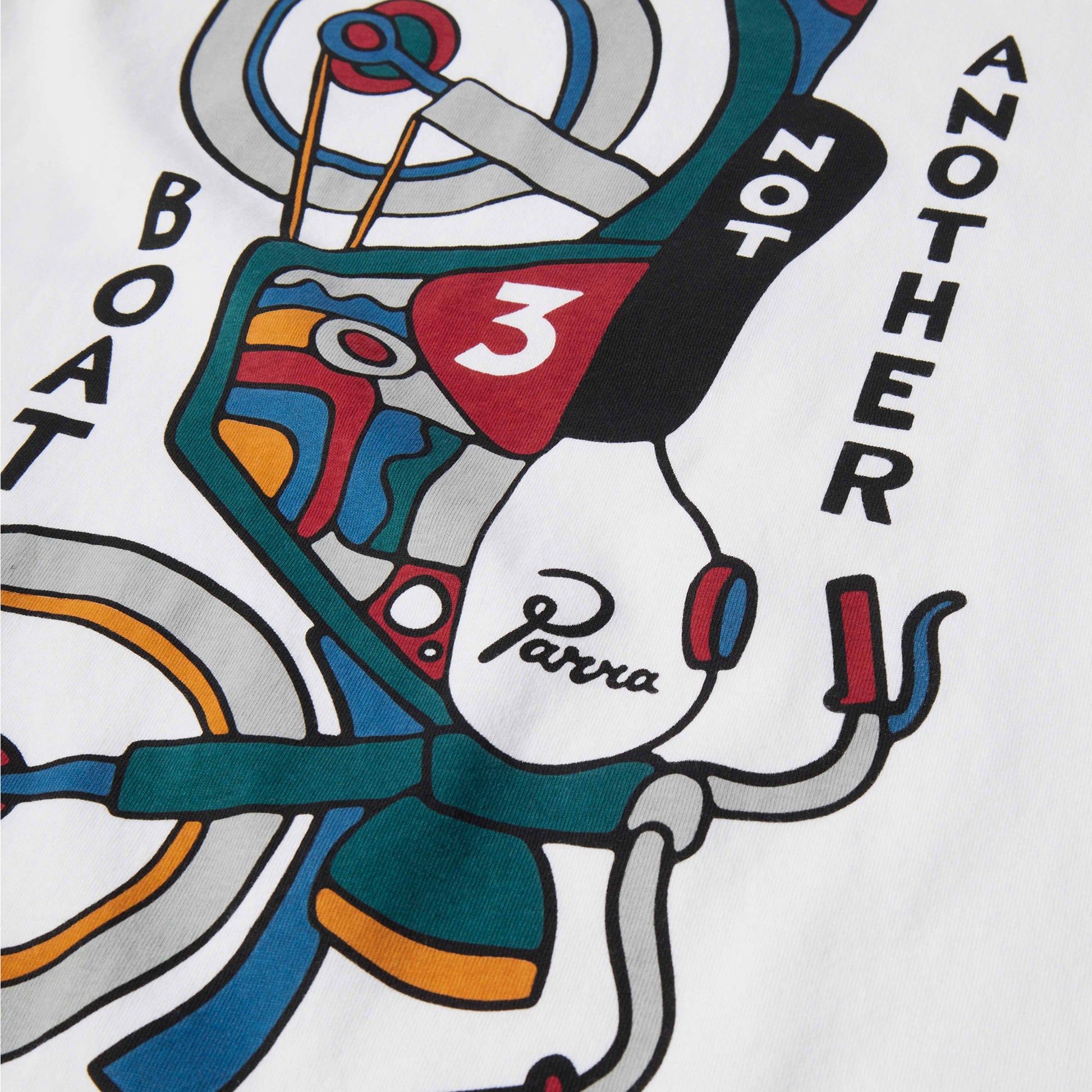 by Parra Not Another Boat T-Shirt in Farbe white