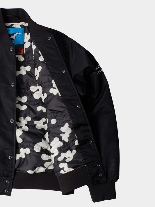 Club Not 1976 Satin Bomber Jacket