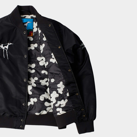 Club Not 1976 Satin Bomber Jacket