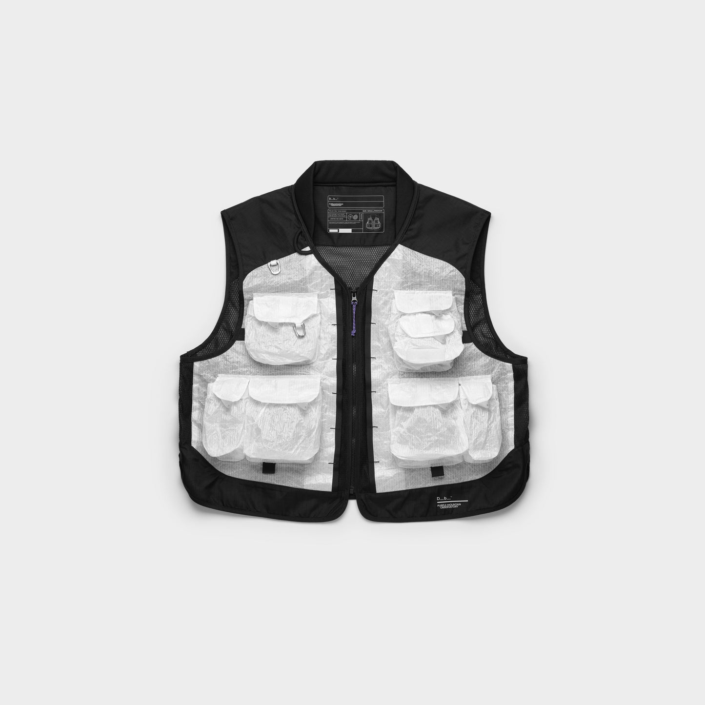 Db Journey x Purple Mountain Observatory Weste ALUULA Modular Vest in Farbe white_black