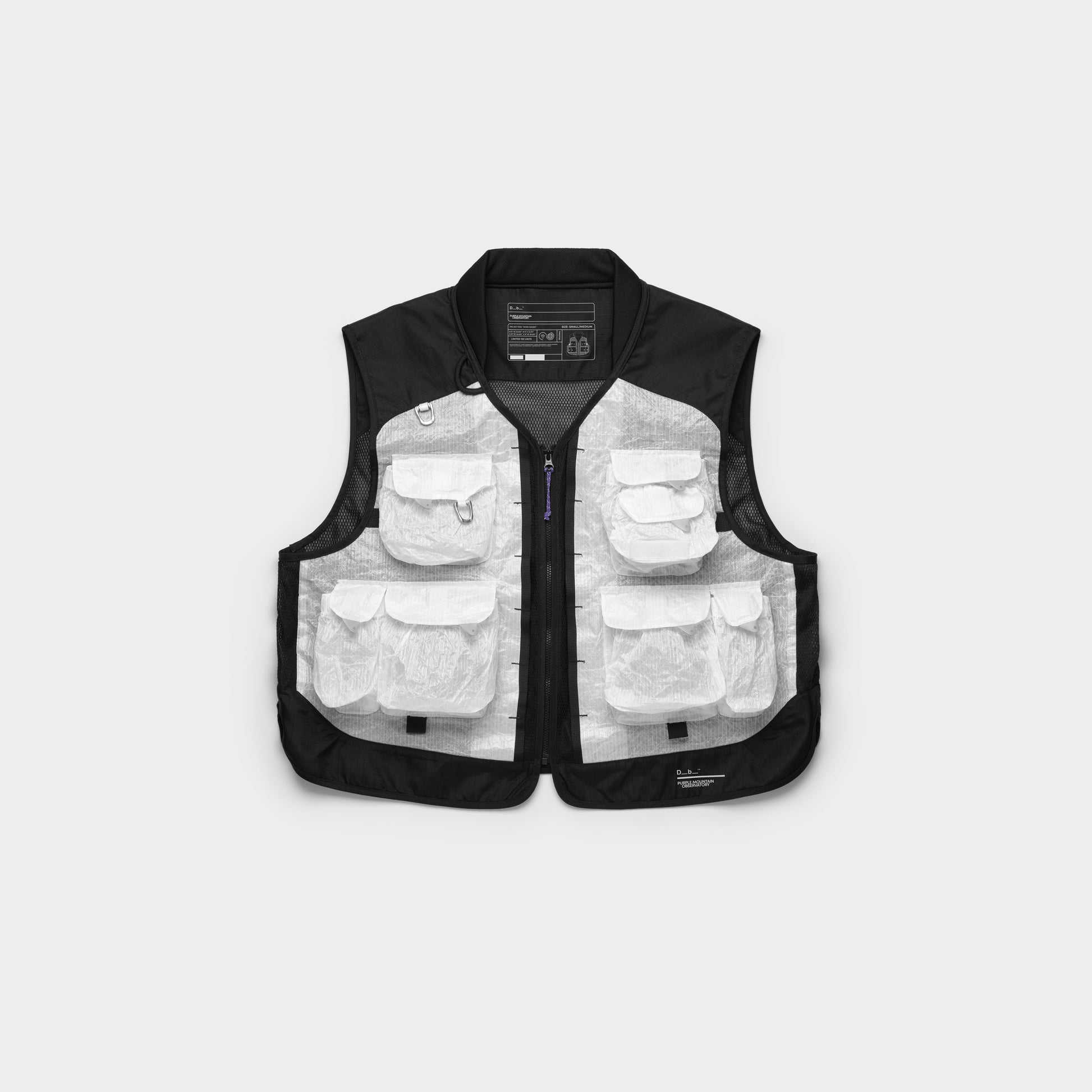 Db Journey x Purple Mountain Observatory Weste ALUULA Modular Vest in Farbe white_black