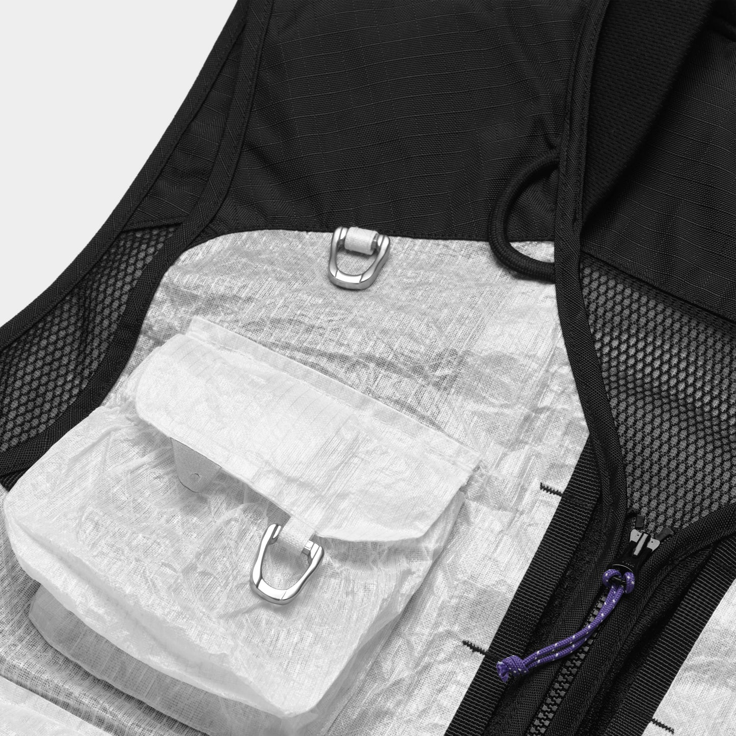Db Journey x Purple Mountain Observatory Weste ALUULA Modular Vest in Farbe white_black