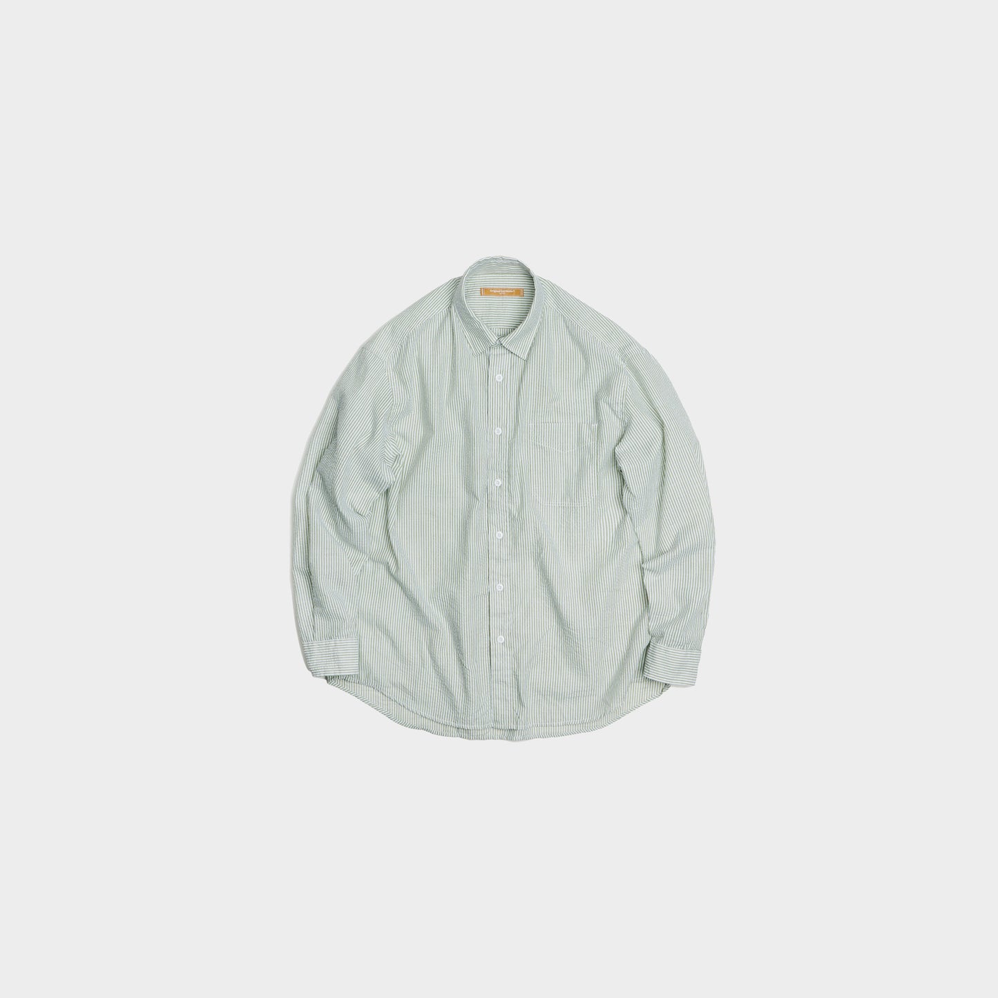 Frizmworks OG Stripe Seersucker Shirt in Farbe green