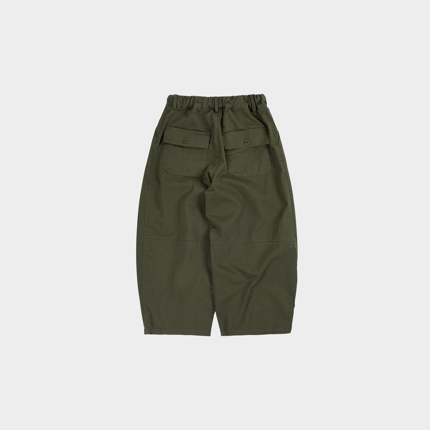 Frizmworks Twill Balloon Pants in Farbe olive