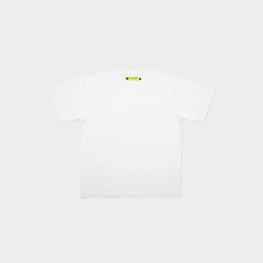 New Amsterdam Waxed Tee in Farbe white