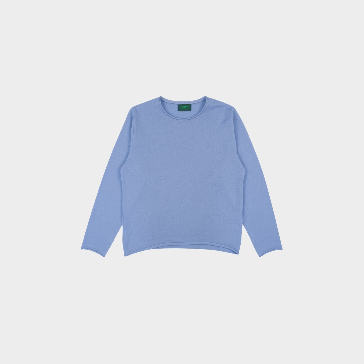 OMEN Pullover Christo Futter in Farbe vergissmeinnicht