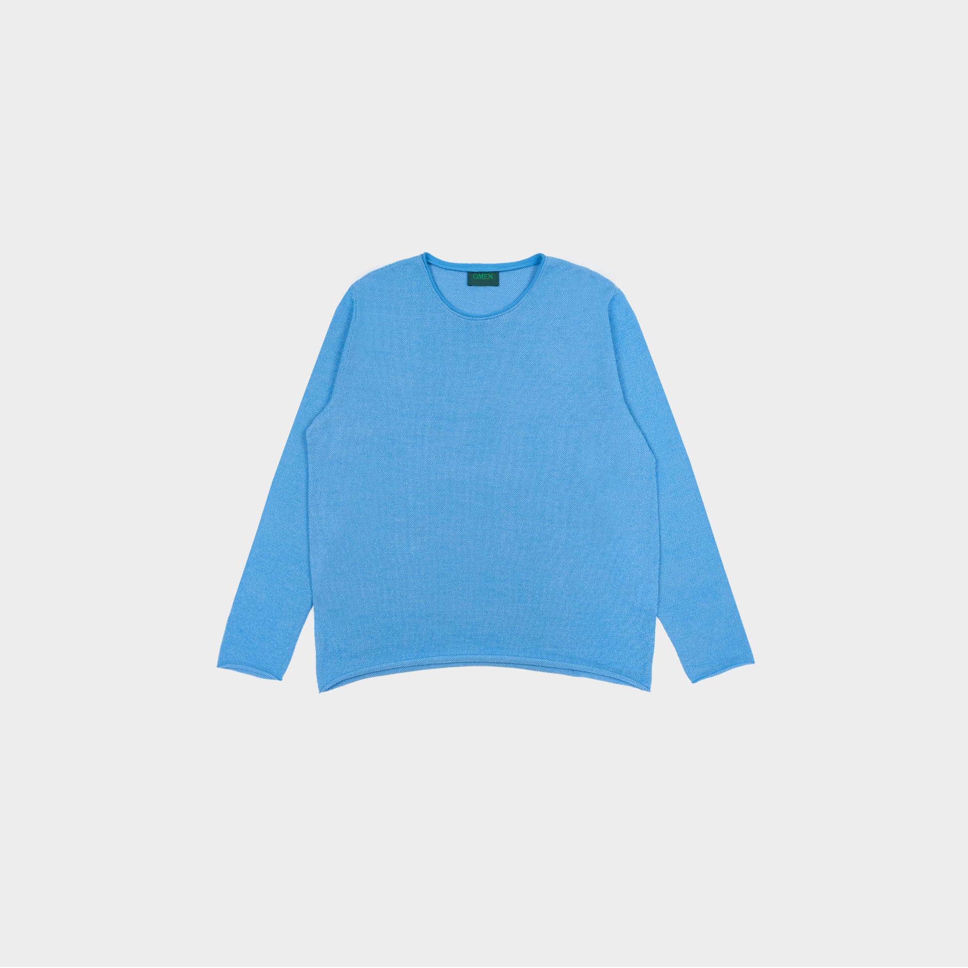 OMEN Pullover Christo Futter in Farbe azur